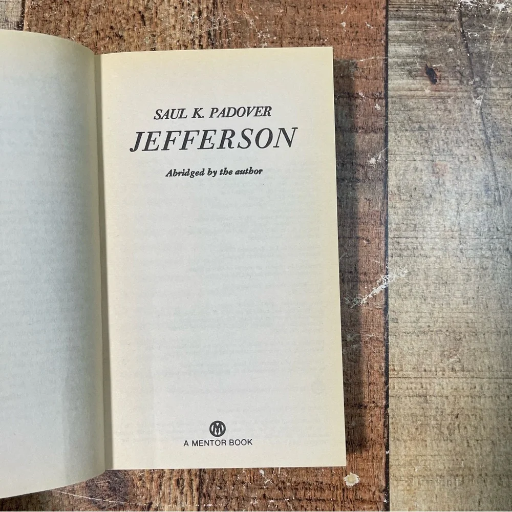 Vintage Franklin D. Roosevelt Jefferson Book Bundle Saul K. Padover Joseph Gies